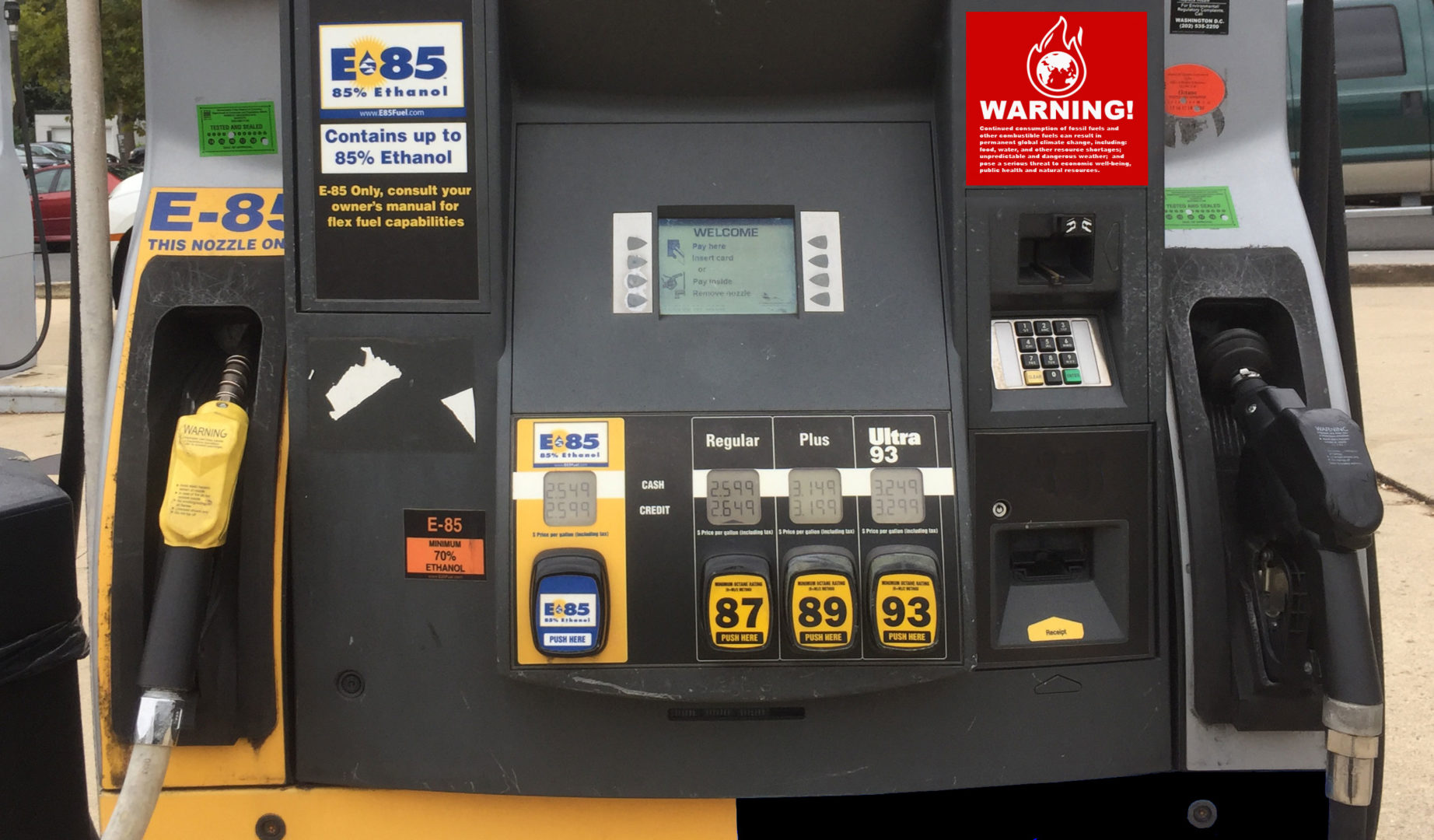 Reproduction gas pump globes